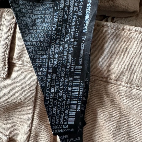 Zara Wide-Leg Cotton Trousers - EUR 32/US 0 - Picture 5 of 5